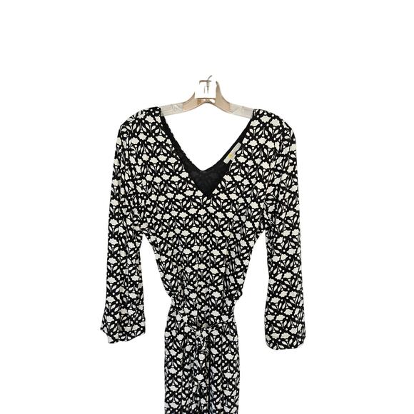 Boden Women's Black and White Amy Jersey Midi Dress Size Medium - Picture 5 of 14